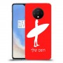 גלישה כיסוי מגן קשיח בעיצוב אישי עם השם שלך ל OnePlus 7T יחידה אחת סקרין מובייל