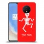 שלד כיסוי מגן קשיח בעיצוב אישי עם השם שלך ל OnePlus 7T יחידה אחת סקרין מובייל