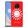 שמש כיסוי מגן קשיח בעיצוב אישי עם השם שלך ל OnePlus 7T יחידה אחת סקרין מובייל