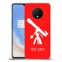 טלסקופ כיסוי מגן קשיח בעיצוב אישי עם השם שלך ל OnePlus 7T יחידה אחת סקרין מובייל