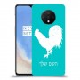 תרנגול כיסוי מגן קשיח בעיצוב אישי עם השם שלך ל OnePlus 7T יחידה אחת סקרין מובייל