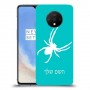 עכביש כיסוי מגן קשיח בעיצוב אישי עם השם שלך ל OnePlus 7T יחידה אחת סקרין מובייל
