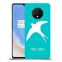 ציפור לבלוע כיסוי מגן קשיח בעיצוב אישי עם השם שלך ל OnePlus 7T יחידה אחת סקרין מובייל