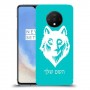 זאב כיסוי מגן קשיח בעיצוב אישי עם השם שלך ל OnePlus 7T יחידה אחת סקרין מובייל