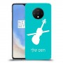כינור כיסוי מגן קשיח בעיצוב אישי עם השם שלך ל OnePlus 7T יחידה אחת סקרין מובייל