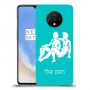 תאומים כיסוי מגן קשיח בעיצוב אישי עם השם שלך ל OnePlus 7T יחידה אחת סקרין מובייל