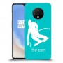 סקִי כיסוי מגן קשיח בעיצוב אישי עם השם שלך ל OnePlus 7T יחידה אחת סקרין מובייל