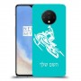 אופנוע שלג כיסוי מגן קשיח בעיצוב אישי עם השם שלך ל OnePlus 7T יחידה אחת סקרין מובייל
