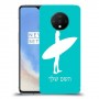 גלישה כיסוי מגן קשיח בעיצוב אישי עם השם שלך ל OnePlus 7T יחידה אחת סקרין מובייל