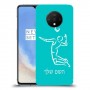 שחקן כדורעף כיסוי מגן קשיח בעיצוב אישי עם השם שלך ל OnePlus 7T יחידה אחת סקרין מובייל