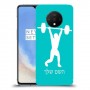 הרמת משקולות כיסוי מגן קשיח בעיצוב אישי עם השם שלך ל OnePlus 7T יחידה אחת סקרין מובייל