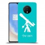 טלסקופ כיסוי מגן קשיח בעיצוב אישי עם השם שלך ל OnePlus 7T יחידה אחת סקרין מובייל