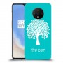 עץ כיסוי מגן קשיח בעיצוב אישי עם השם שלך ל OnePlus 7T יחידה אחת סקרין מובייל