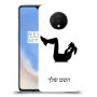 אימון ספורט - אישה כיסוי מגן קשיח בעיצוב אישי עם השם שלך ל OnePlus 7T יחידה אחת סקרין מובייל