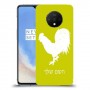 תרנגול כיסוי מגן קשיח בעיצוב אישי עם השם שלך ל OnePlus 7T יחידה אחת סקרין מובייל