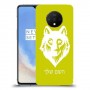 זאב כיסוי מגן קשיח בעיצוב אישי עם השם שלך ל OnePlus 7T יחידה אחת סקרין מובייל