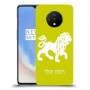 אריה כיסוי מגן קשיח בעיצוב אישי עם השם שלך ל OnePlus 7T יחידה אחת סקרין מובייל
