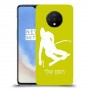סקִי כיסוי מגן קשיח בעיצוב אישי עם השם שלך ל OnePlus 7T יחידה אחת סקרין מובייל
