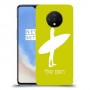 גלישה כיסוי מגן קשיח בעיצוב אישי עם השם שלך ל OnePlus 7T יחידה אחת סקרין מובייל