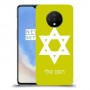 מגן דוד - ישראל כיסוי מגן קשיח בעיצוב אישי עם השם שלך ל OnePlus 7T יחידה אחת סקרין מובייל