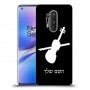 כינור כיסוי מגן קשיח בעיצוב אישי עם השם שלך ל OnePlus 8 Pro יחידה אחת סקרין מובייל