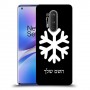 שלג כיסוי מגן קשיח בעיצוב אישי עם השם שלך ל OnePlus 8 Pro יחידה אחת סקרין מובייל