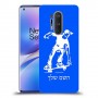 ילד סקייטבורד כיסוי מגן קשיח בעיצוב אישי עם השם שלך ל OnePlus 8 Pro יחידה אחת סקרין מובייל