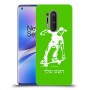 ילד סקייטבורד כיסוי מגן קשיח בעיצוב אישי עם השם שלך ל OnePlus 8 Pro יחידה אחת סקרין מובייל