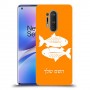 דגים כיסוי מגן קשיח בעיצוב אישי עם השם שלך ל OnePlus 8 Pro יחידה אחת סקרין מובייל