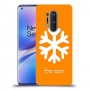 שלג כיסוי מגן קשיח בעיצוב אישי עם השם שלך ל OnePlus 8 Pro יחידה אחת סקרין מובייל