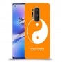 סמל יינג יאנג - סין כיסוי מגן קשיח בעיצוב אישי עם השם שלך ל OnePlus 8 Pro יחידה אחת סקרין מובייל