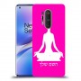 יוגה כיסוי מגן קשיח בעיצוב אישי עם השם שלך ל OnePlus 8 Pro יחידה אחת סקרין מובייל