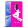 סנובורד כיסוי מגן קשיח בעיצוב אישי עם השם שלך ל OnePlus 8 Pro יחידה אחת סקרין מובייל