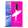 גלישה כיסוי מגן קשיח בעיצוב אישי עם השם שלך ל OnePlus 8 Pro יחידה אחת סקרין מובייל