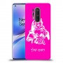 סנטה קלאוס כיסוי מגן קשיח בעיצוב אישי עם השם שלך ל OnePlus 8 Pro יחידה אחת סקרין מובייל