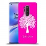 עץ כיסוי מגן קשיח בעיצוב אישי עם השם שלך ל OnePlus 8 Pro יחידה אחת סקרין מובייל