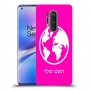 עולם כיסוי מגן קשיח בעיצוב אישי עם השם שלך ל OnePlus 8 Pro יחידה אחת סקרין מובייל