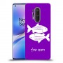 דגים כיסוי מגן קשיח בעיצוב אישי עם השם שלך ל OnePlus 8 Pro יחידה אחת סקרין מובייל