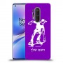 ילד סקייטבורד כיסוי מגן קשיח בעיצוב אישי עם השם שלך ל OnePlus 8 Pro יחידה אחת סקרין מובייל