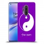 סמל יינג יאנג - סין כיסוי מגן קשיח בעיצוב אישי עם השם שלך ל OnePlus 8 Pro יחידה אחת סקרין מובייל