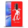 ילד סקייטבורד כיסוי מגן קשיח בעיצוב אישי עם השם שלך ל OnePlus 8 Pro יחידה אחת סקרין מובייל