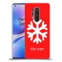 שלג כיסוי מגן קשיח בעיצוב אישי עם השם שלך ל OnePlus 8 Pro יחידה אחת סקרין מובייל