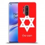 מגן דוד - ישראל כיסוי מגן קשיח בעיצוב אישי עם השם שלך ל OnePlus 8 Pro יחידה אחת סקרין מובייל