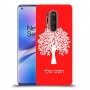 עץ כיסוי מגן קשיח בעיצוב אישי עם השם שלך ל OnePlus 8 Pro יחידה אחת סקרין מובייל