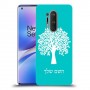 עץ כיסוי מגן קשיח בעיצוב אישי עם השם שלך ל OnePlus 8 Pro יחידה אחת סקרין מובייל