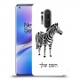 זברה כיסוי מגן קשיח בעיצוב אישי עם השם שלך ל OnePlus 8 Pro יחידה אחת סקרין מובייל