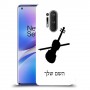 כינור כיסוי מגן קשיח בעיצוב אישי עם השם שלך ל OnePlus 8 Pro יחידה אחת סקרין מובייל