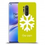 שלג כיסוי מגן קשיח בעיצוב אישי עם השם שלך ל OnePlus 8 Pro יחידה אחת סקרין מובייל