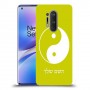 סמל יינג יאנג - סין כיסוי מגן קשיח בעיצוב אישי עם השם שלך ל OnePlus 8 Pro יחידה אחת סקרין מובייל