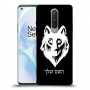 זאב כיסוי מגן קשיח בעיצוב אישי עם השם שלך ל OnePlus 8 יחידה אחת סקרין מובייל